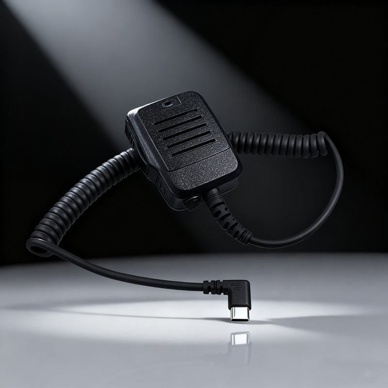 Two Way Radio Waterproof Water-Resistant Professional Handheld Speaker Microphone with Ptt