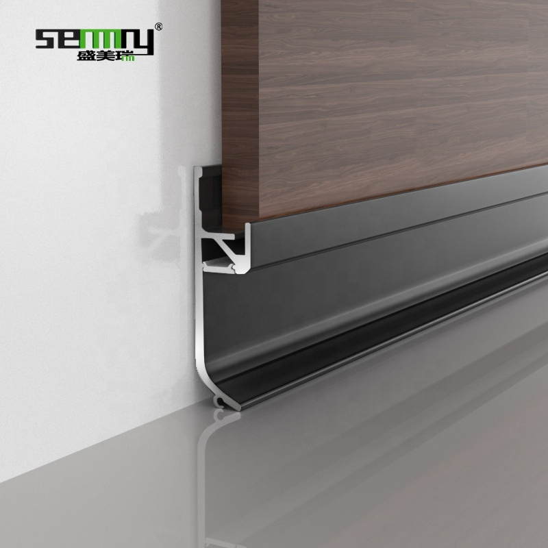 Wall Skirting Baseboard Profiles Molding Trim Floor Accessories LED Skirting Board
