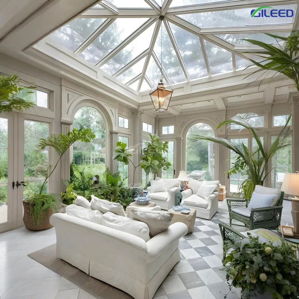 New Design Aluminium Cheap Retractable Movable Conservatory Sunroom