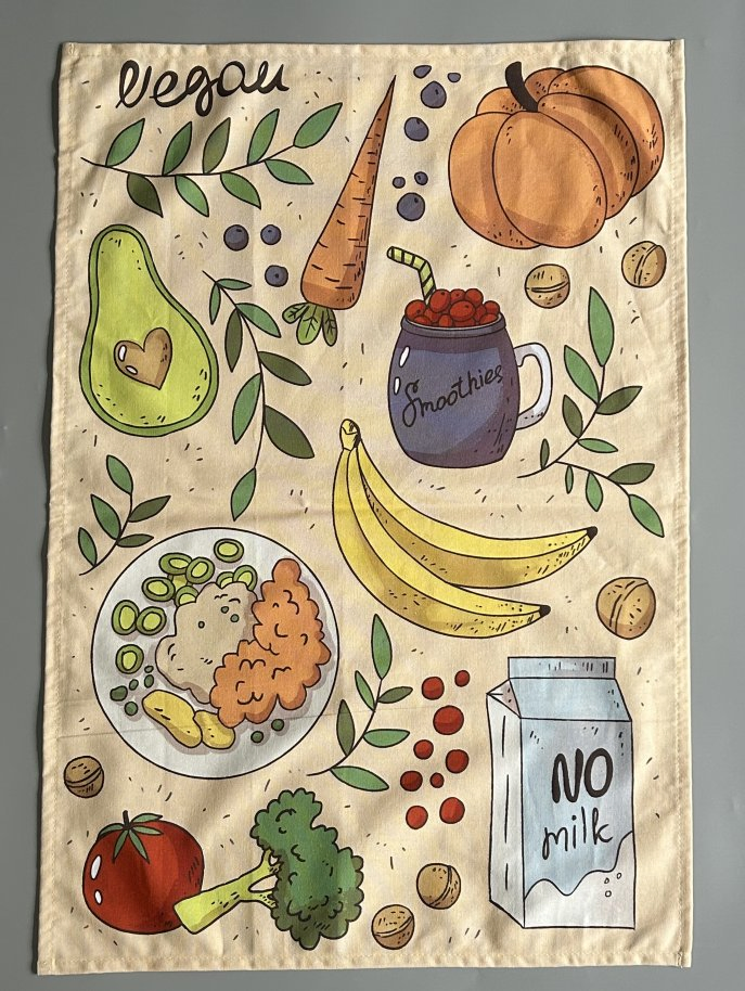 Popular Custom Digital Printed Kitchen Napkin Tea Towels