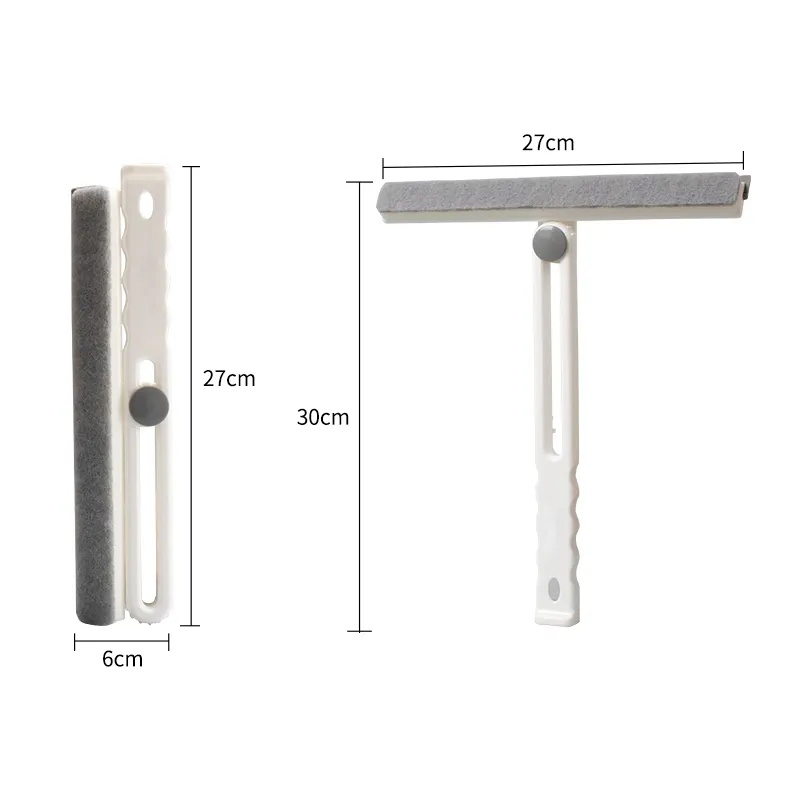 Portable Magic Professional Window Cleaner – 180° Rotating Wipers, Foldable Design for Easy Storage