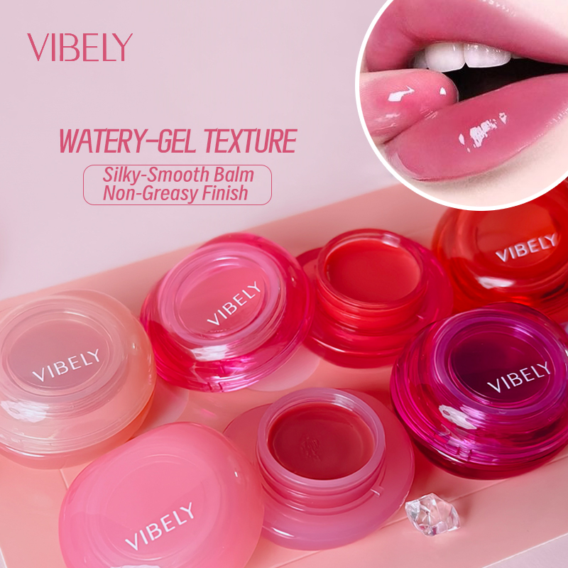 Makeup Cosmetics Wholesale Moisturizing Lip Cheek Hydrating Water Light Glossy Jelly Lip Gloss Blush