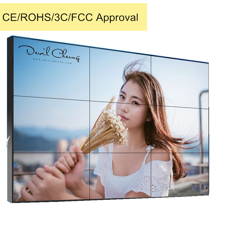 55inch 4K LCD wall panel surveillance touch panel
