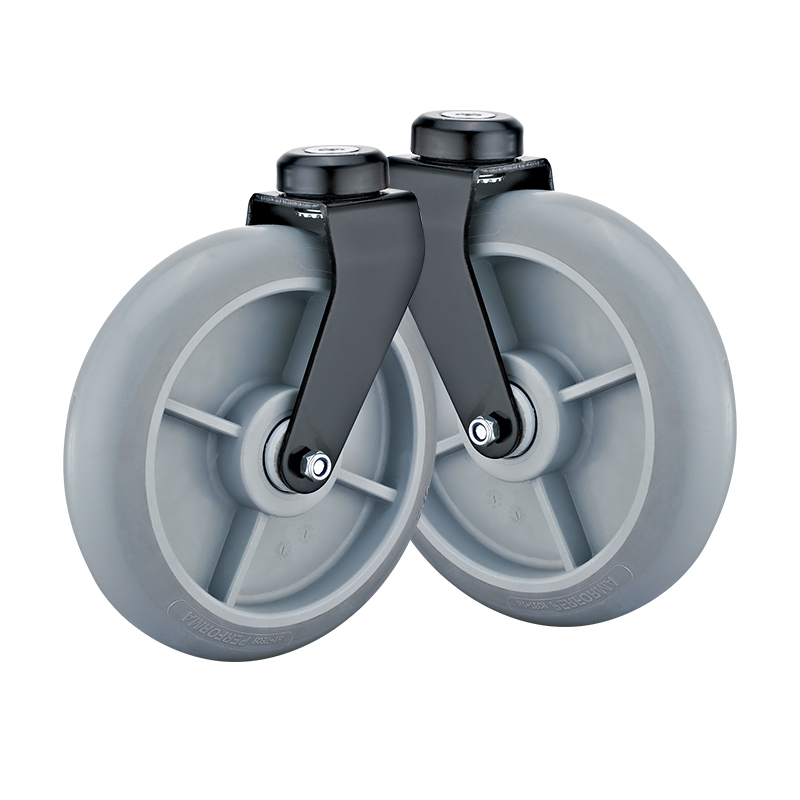 8inch Emergency Medical Cart TPR Caster Emergency Wheel Casters Medical Appliance Casters