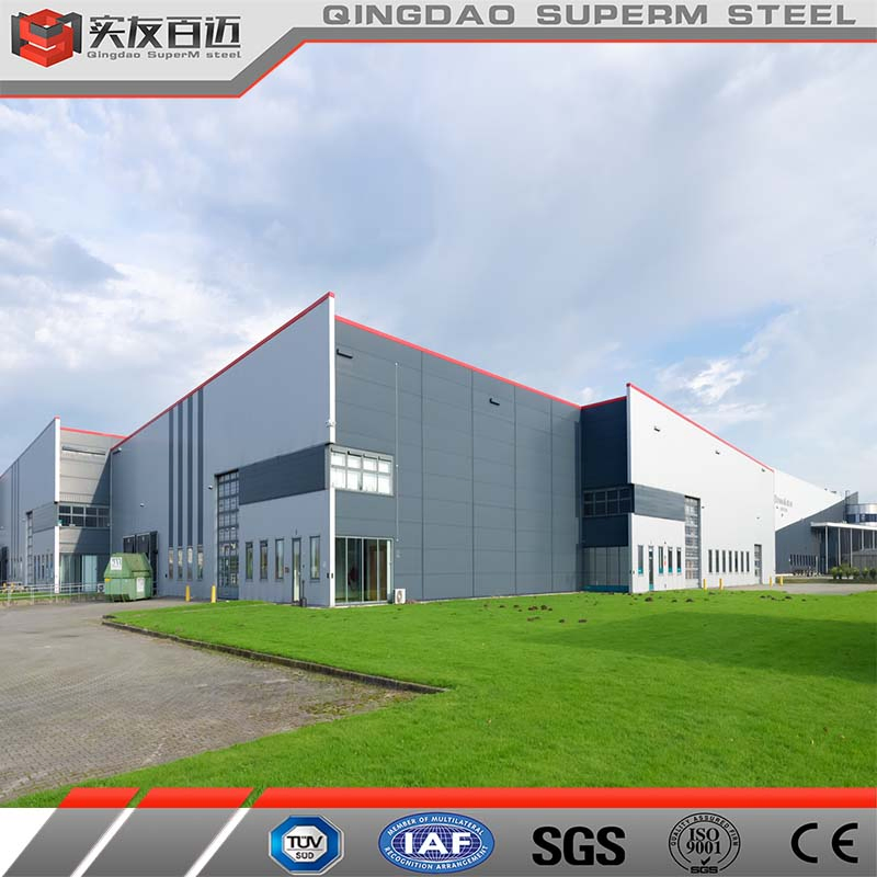 Superm Modern Prefabricated Storage Steel Structure Factory Building Fireproof Workshop