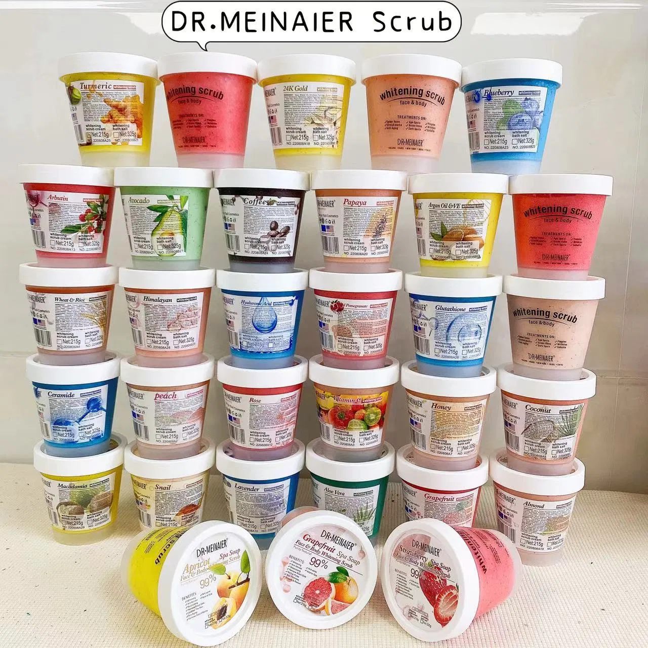 Body Scrub Skin Care Exfoliating Whitening Brightening Scrub Body Salt