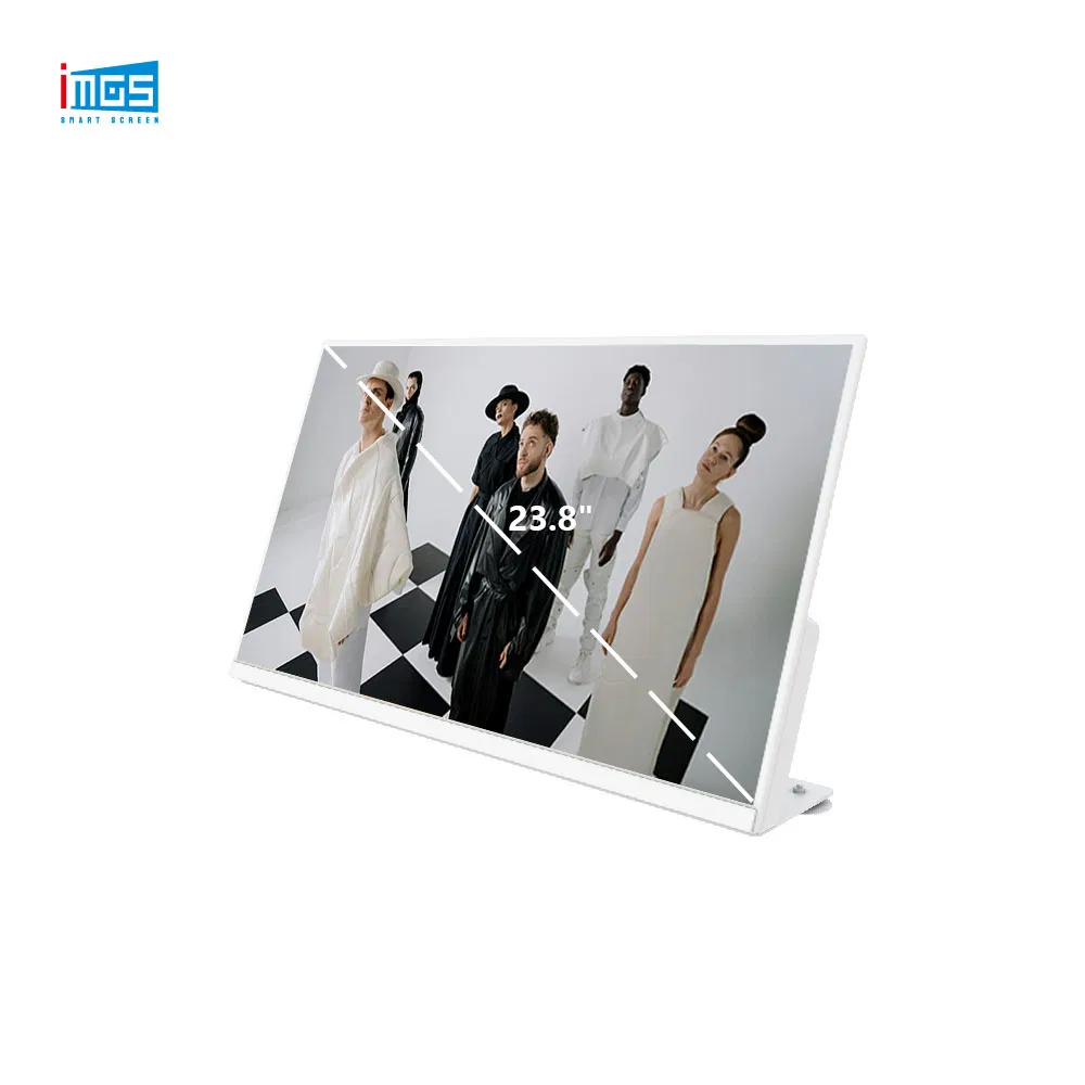 Mini 23.8 Inch LCD Poster Table Digital Signage Display Screen