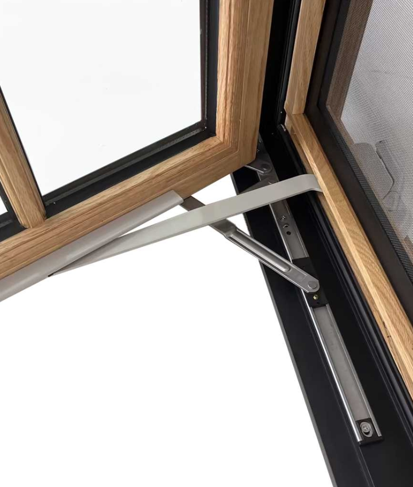 Glass Casement Windows with Crank Handle Single Double Outward Inward Wood Casement Window French Door