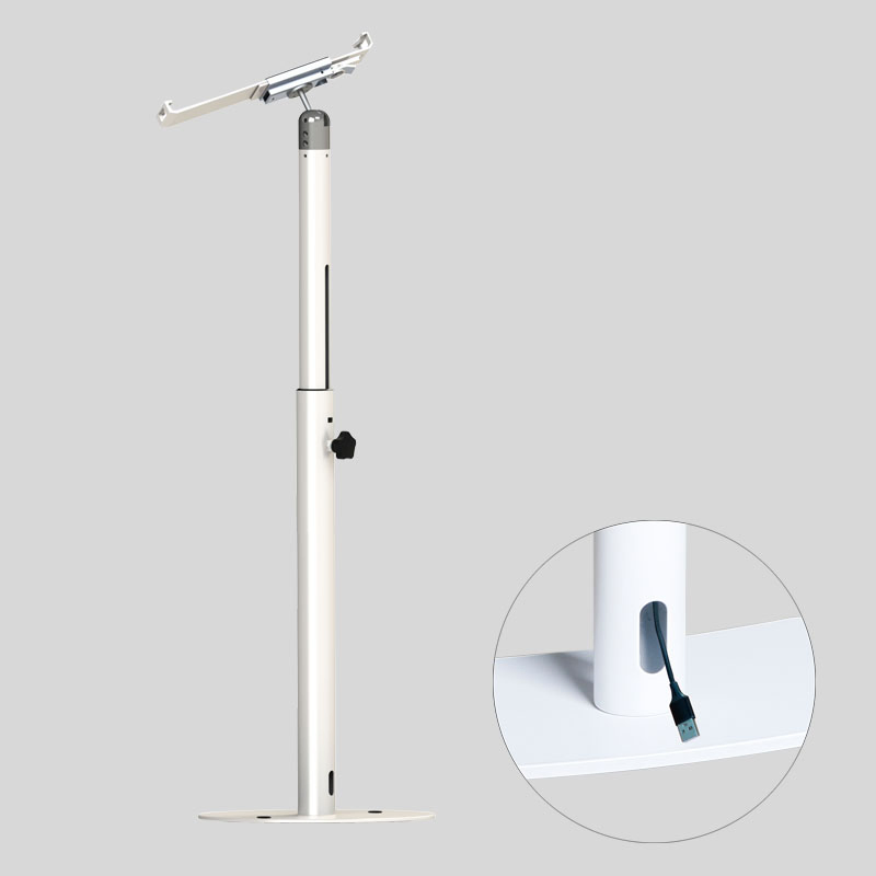 Telescopic Tube Tablet Floor Stand