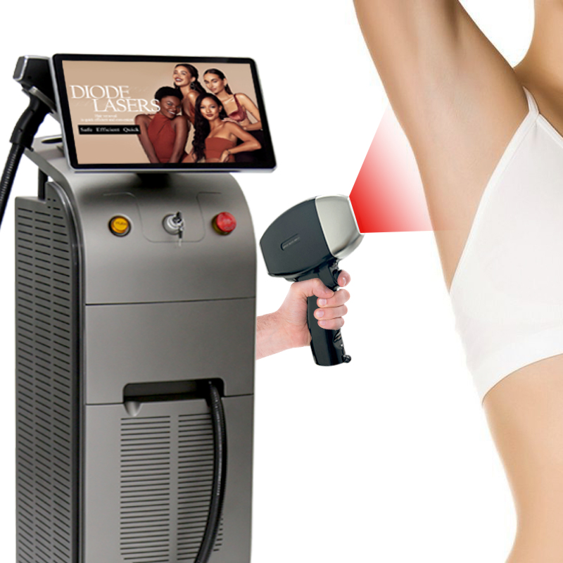 Titanium Hair Removal Machine Fosyderm 3 Waves 17 Bars Beauty Salon