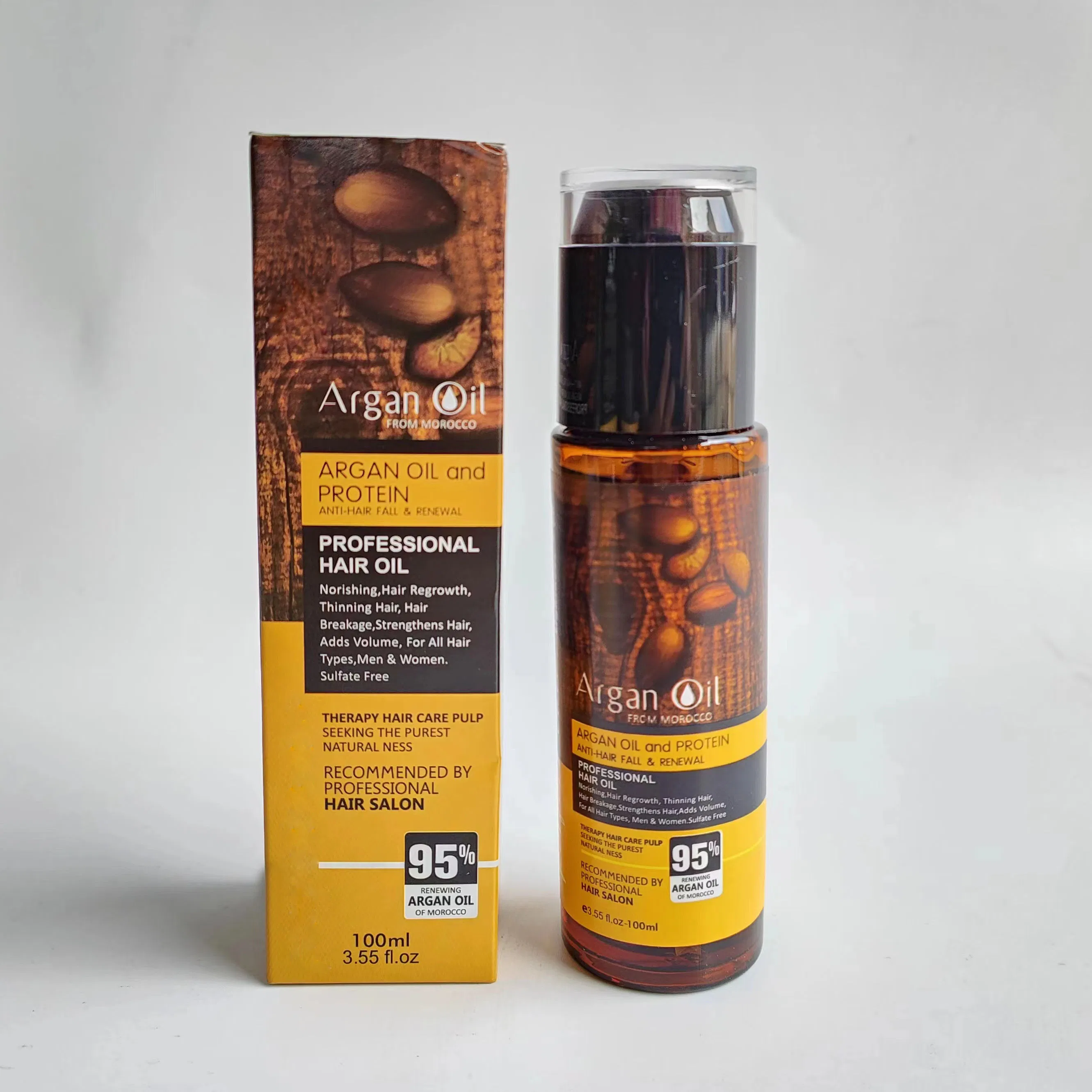 OEM Manufacturer 100ml Hair Oil Treatment Nourishing Perfume Fragrance Hair Oil Serum Repairing Hair Keratin Argan Oil