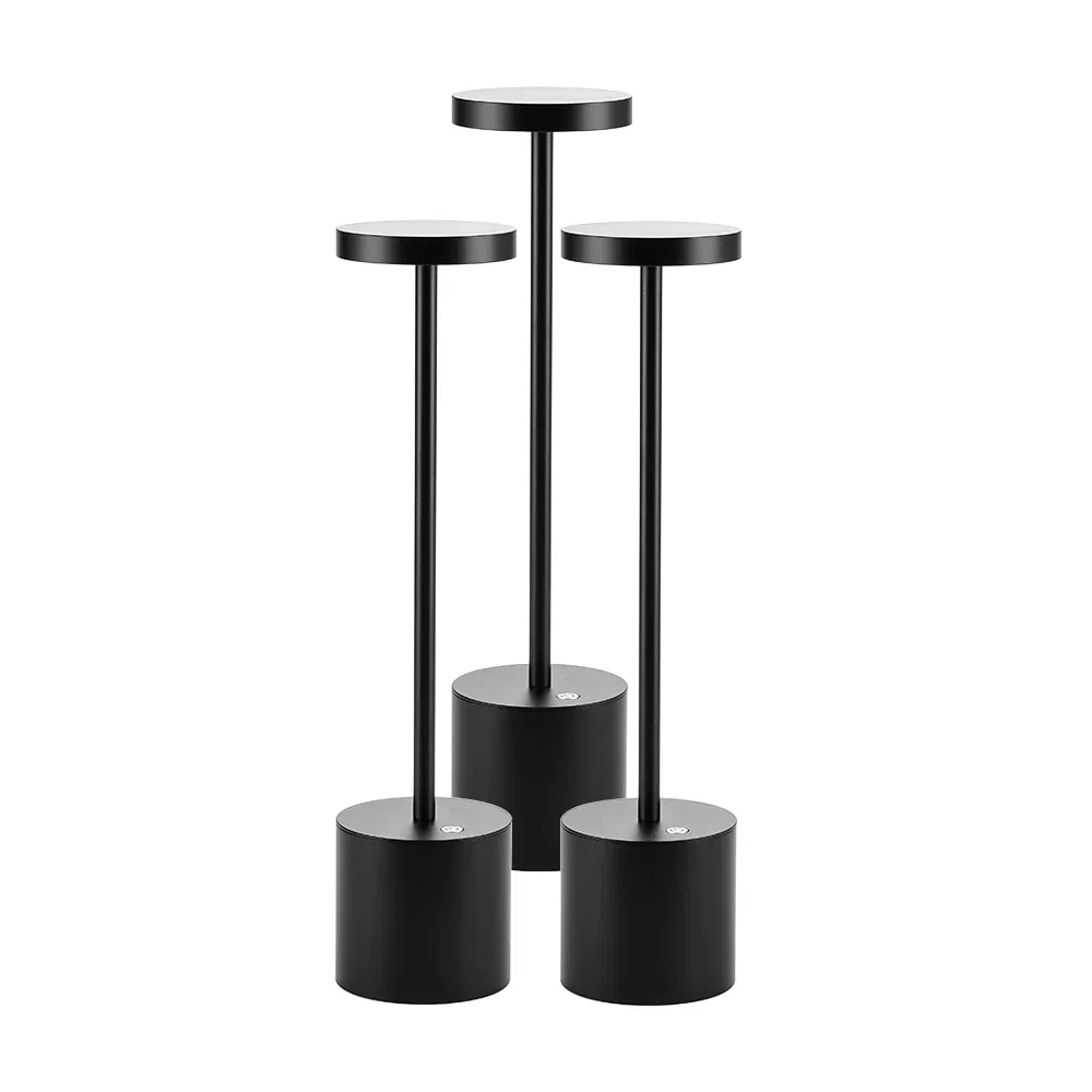 Two Gear Dimming Light with Black Finish Table Lamps