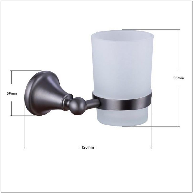 Держатель для стакана и зубных щеток из нержавеющей стали