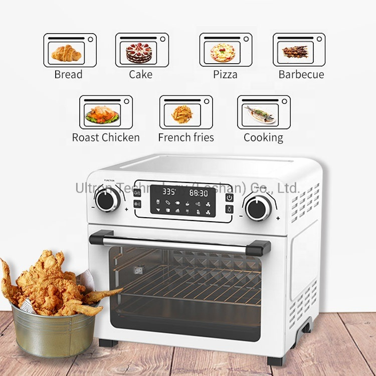 23L Deep Fryer Oil Filter Machine Pizza Oven Commercial Deep Fryers Air Fryer Oven