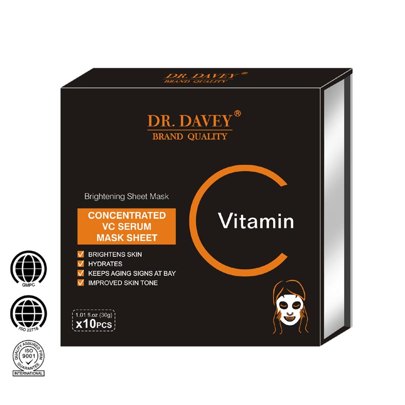 Vitamin C Facial Mask Brightens Skin Hydrates Keeps Aging Signs at Bay Improved Skin Tone