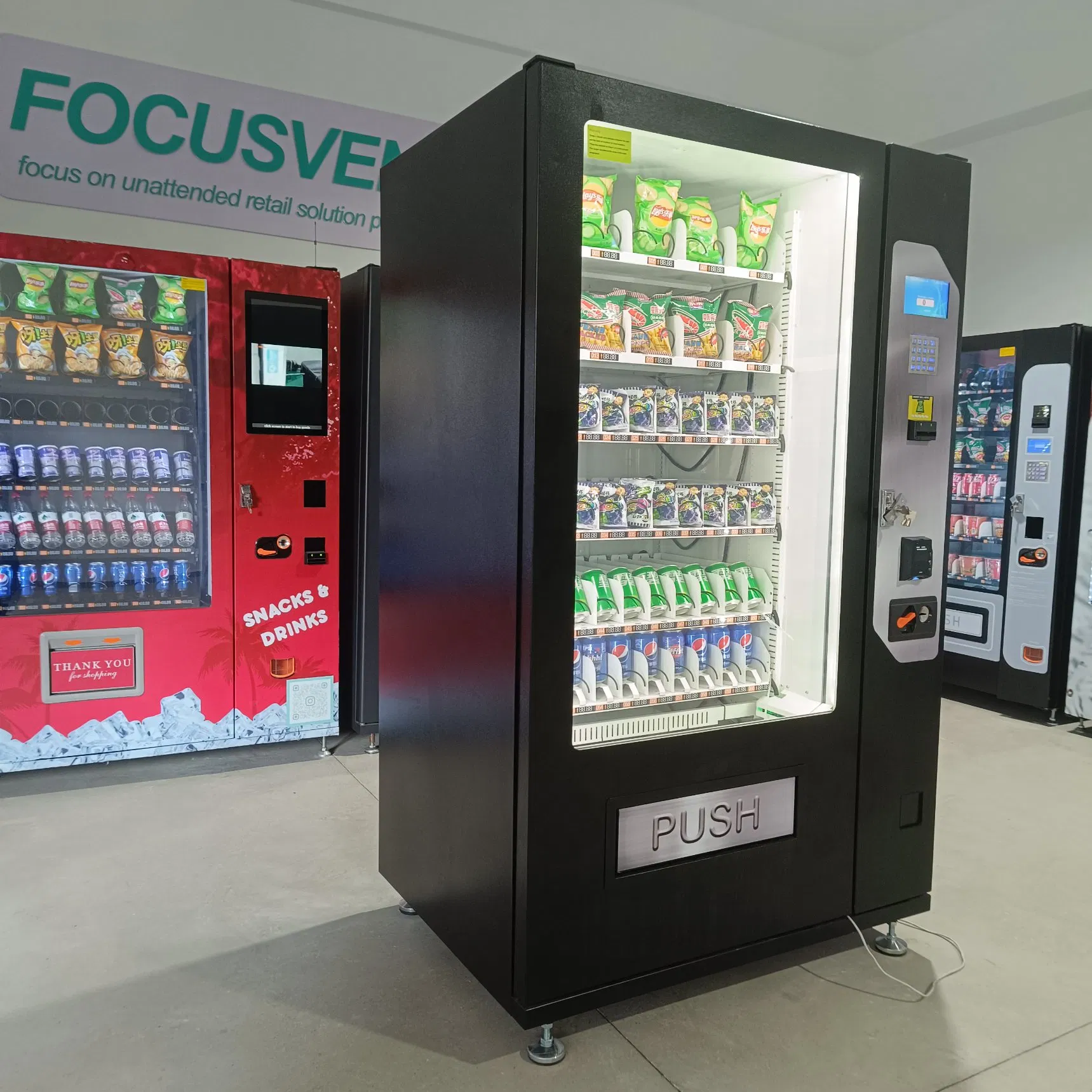 Best Seller Combo Snacks Drinks Vending Machines