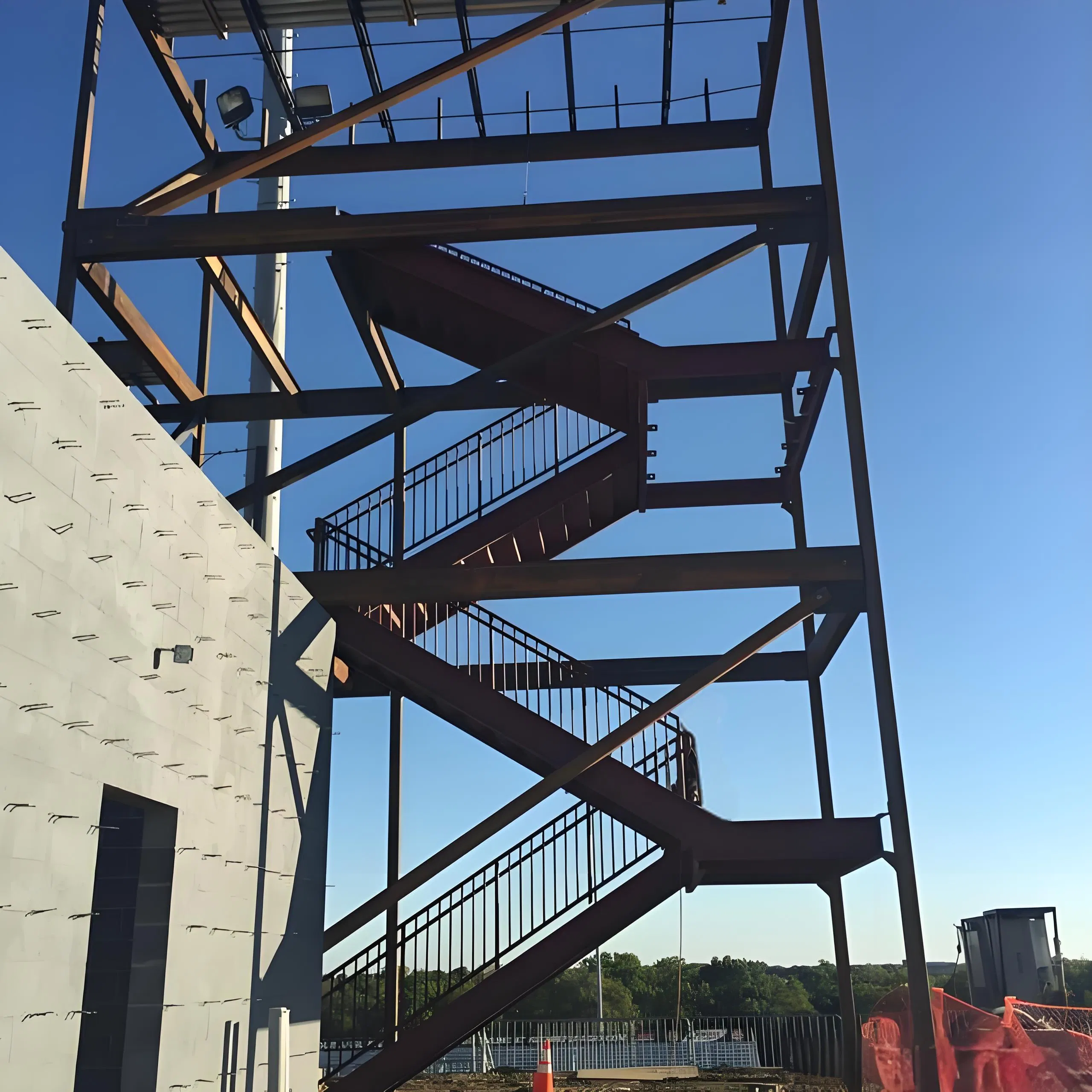 Industrial Stairs, Protective Handrails, Steel Grating Passages