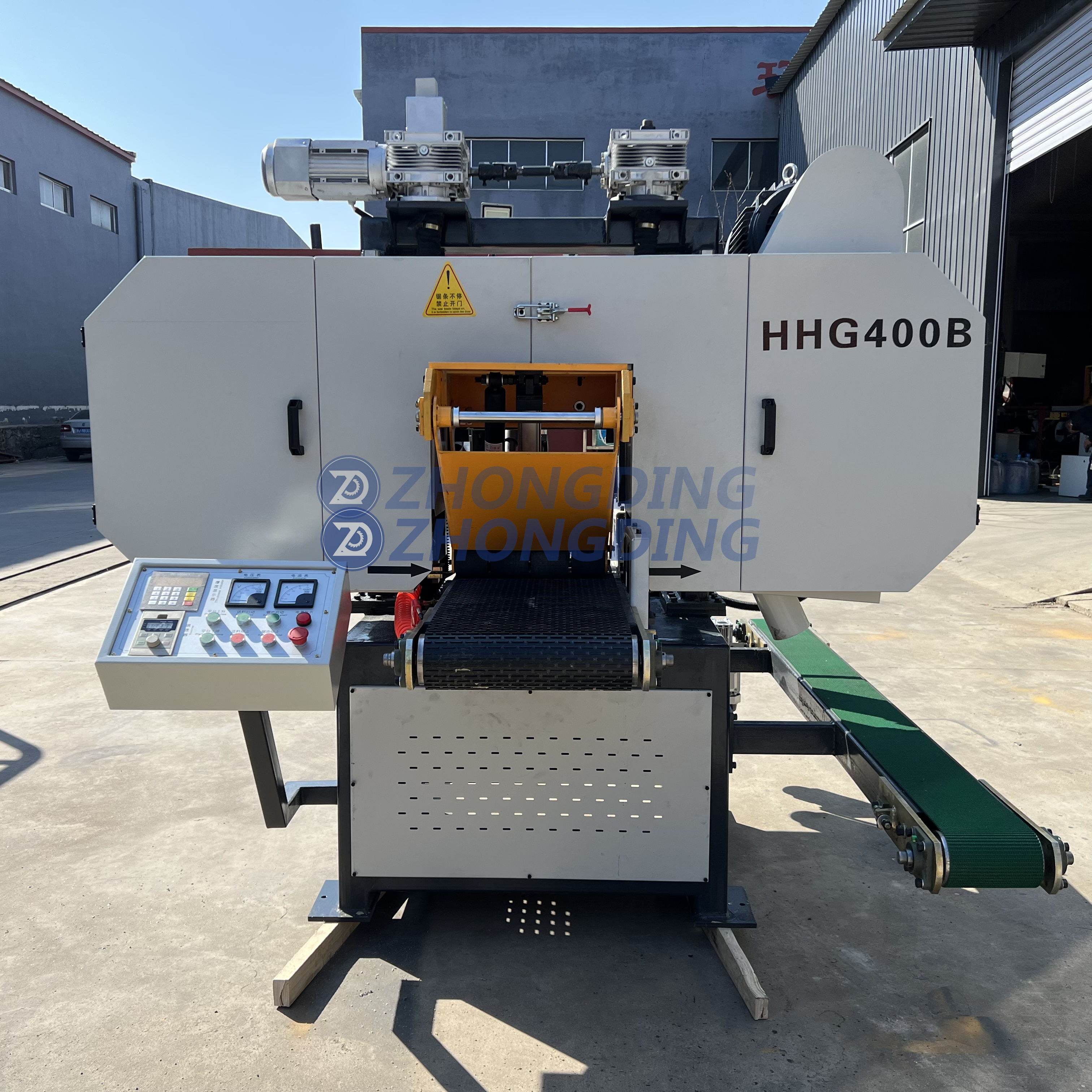 Станок ленточнопильный горизонтальный по дереву MJ3928X400