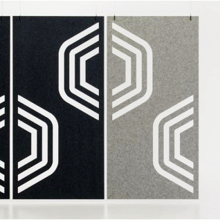 Acoustic Polyester Fiber 3D Hollowing-out Partition for Office Decor