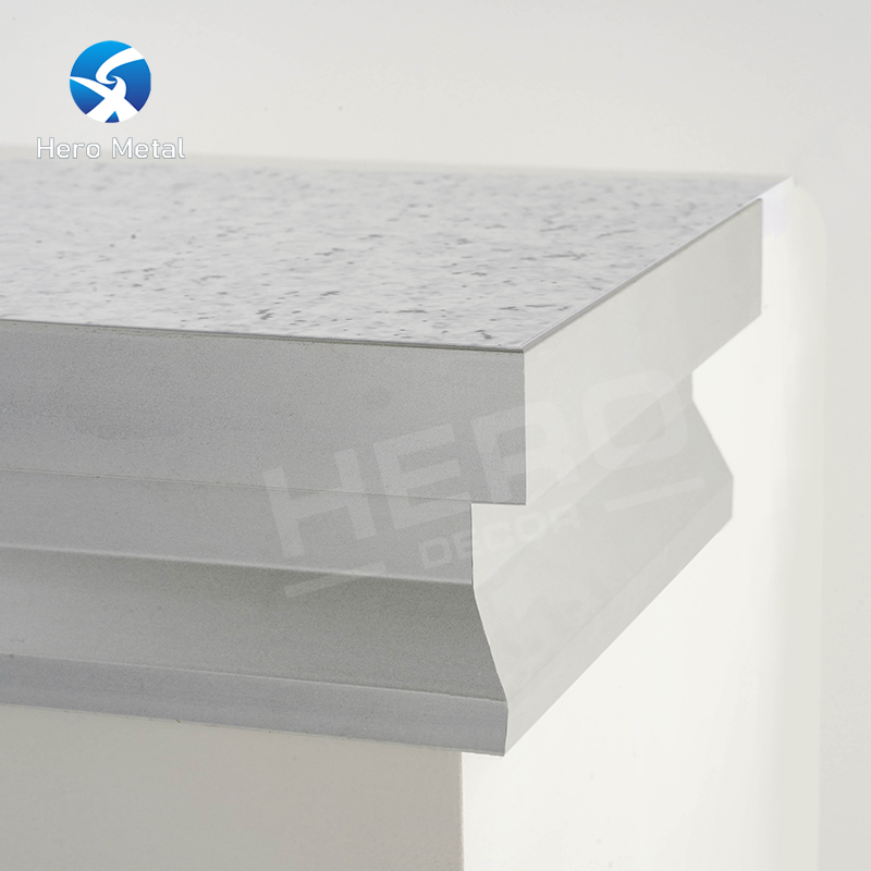 Balcony Edge Profile Hero Metal in Stock China Top Extruded Aluminum Profile Size to Laminate Strip Mosaic Flexible Edge Furniture Tile Waterproof Trim