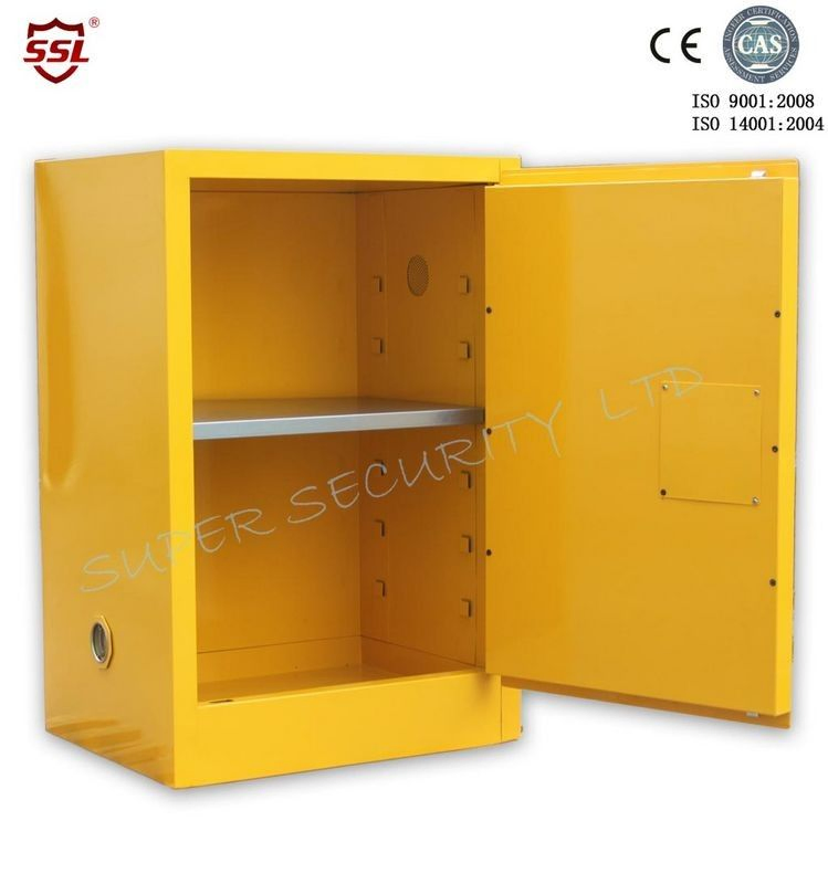 Flammable Liquid Safety Mobile Storage Cabinet, Flame Proof Cabinets 20 Gallon