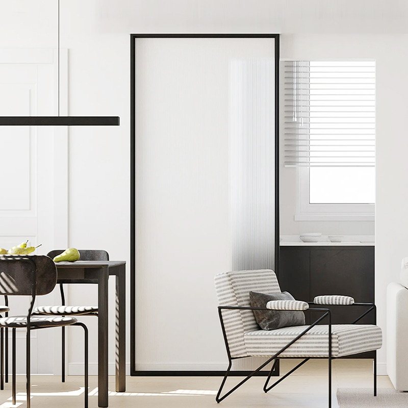 Ghost Door Minimalist Glass Door Trackless Sliding Door Trackless Sliding Doors and Glass Sliding Doors Are Suitable for Hotels, Apartments, and Schools.