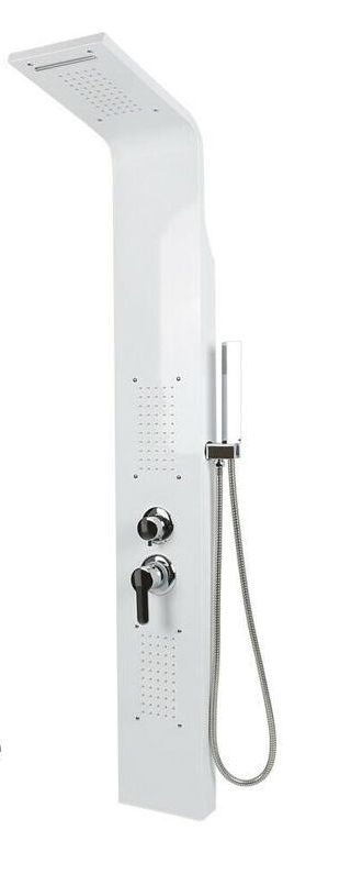 Stainless Steel Shower Panel Rainfall Solar Shower Luxury Shower Column