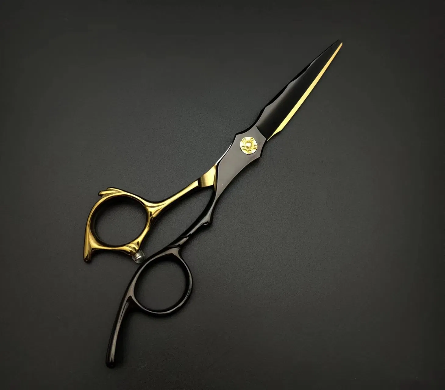 Ножницы для стрижки волос Flat Shear Black Gold