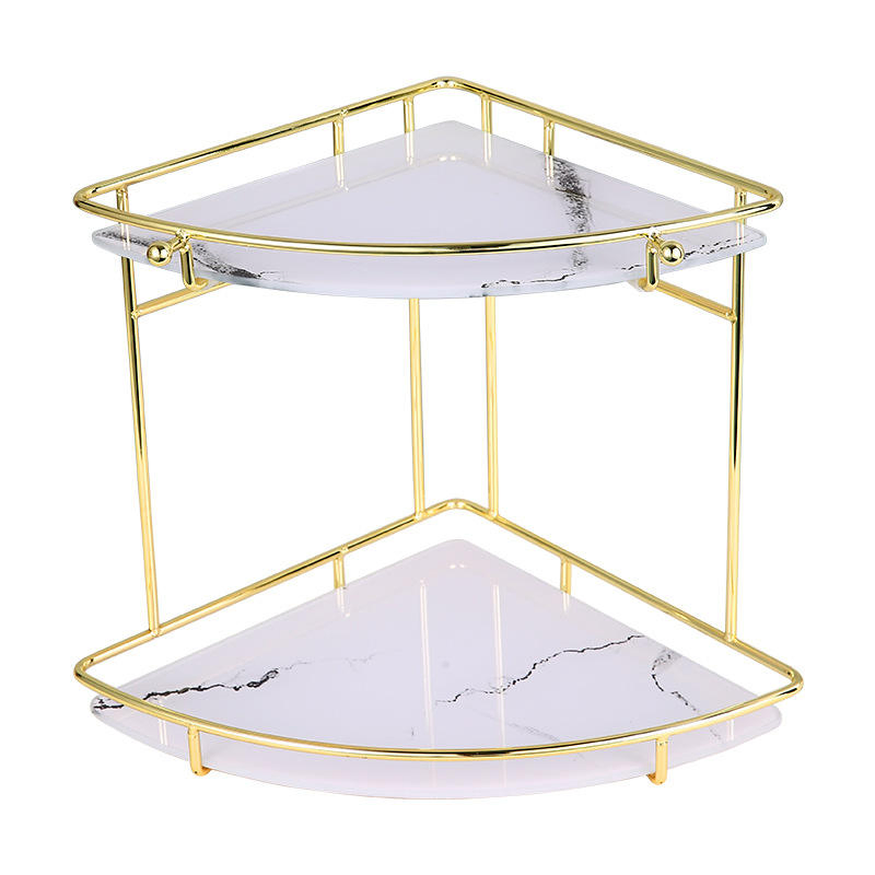 Triangle Storage Rack Cosmetic Stainless Steel Bracket