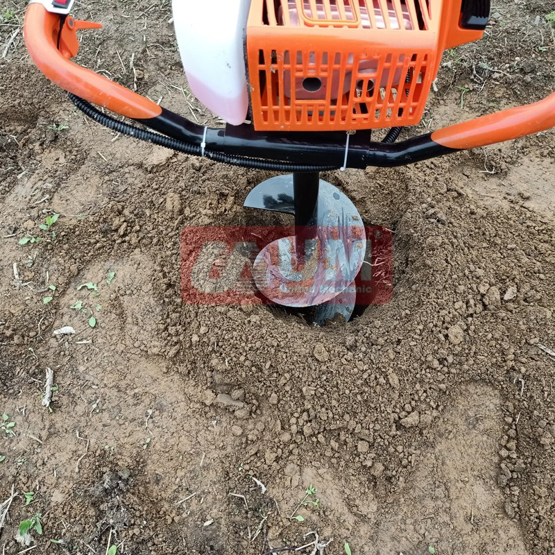 Um 2 Stroke Post Hole Digger Earth Auger 62cc Petrol Gas Powered Earth Auger Post Gasoline Auger