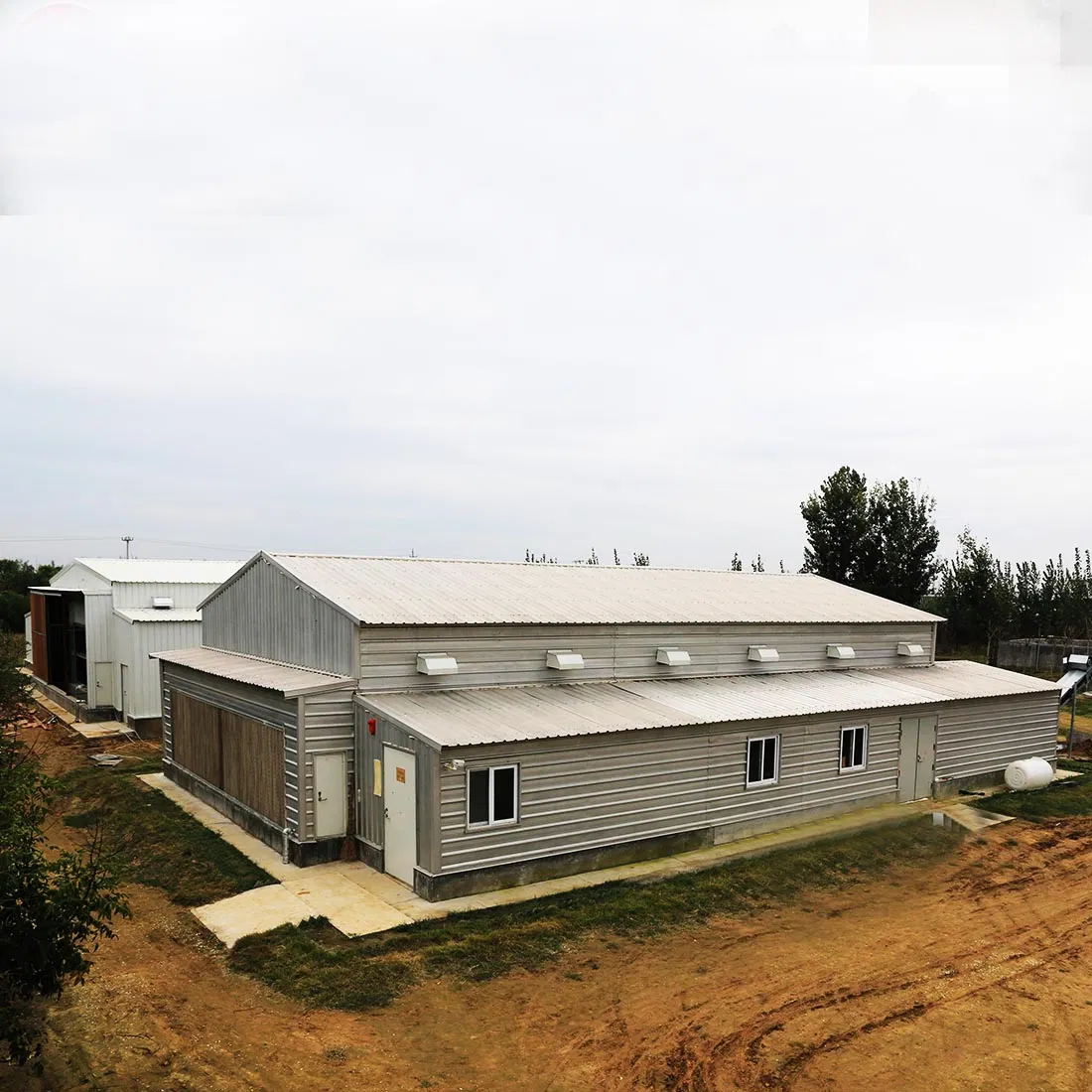 Galvanized Poultry Steel Frame Structure Chicken Farm House