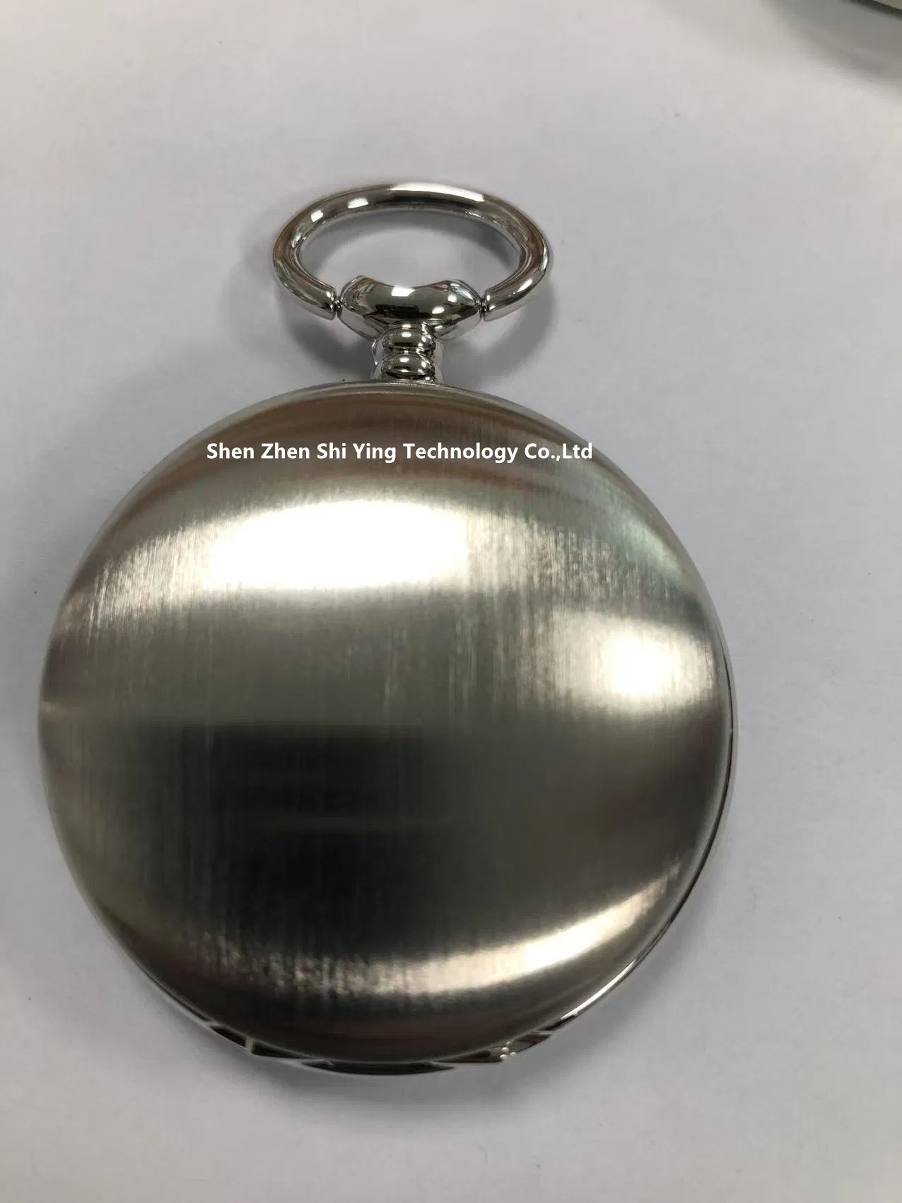 Customized Logo Japan Movement Personalised Engraved Quartz Alloy Pocket Watch with Chain