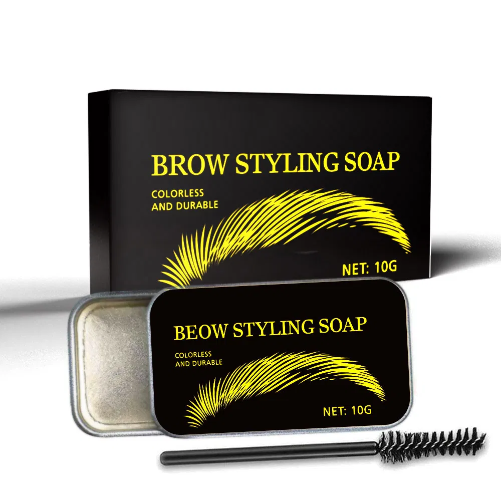 Wholesale Waterproof Strong Clear Brow Freeze Styling Gel Wax Private Label Eyebrow Stylling Soap