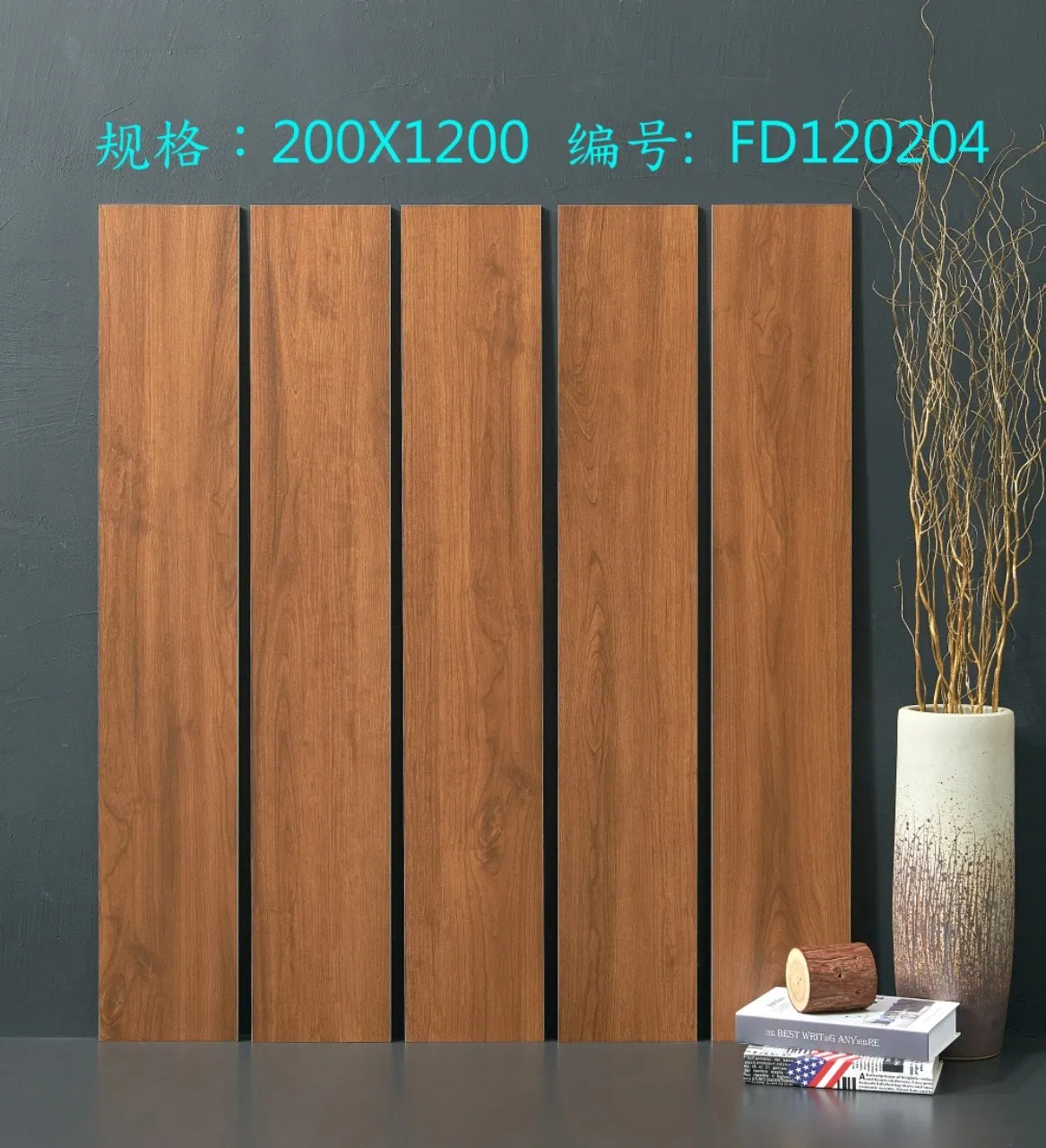 China Factory Cheap Price Wood Designs Porcelain Tiles Anti-Slip Wooden Floor Tile