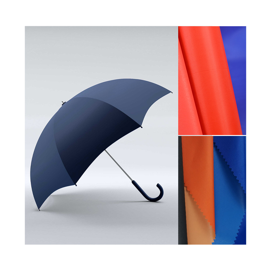 Thick Waterproof Fabric 210t 190t 100% Polyester Taffeta Fabric for Tent Umbrella