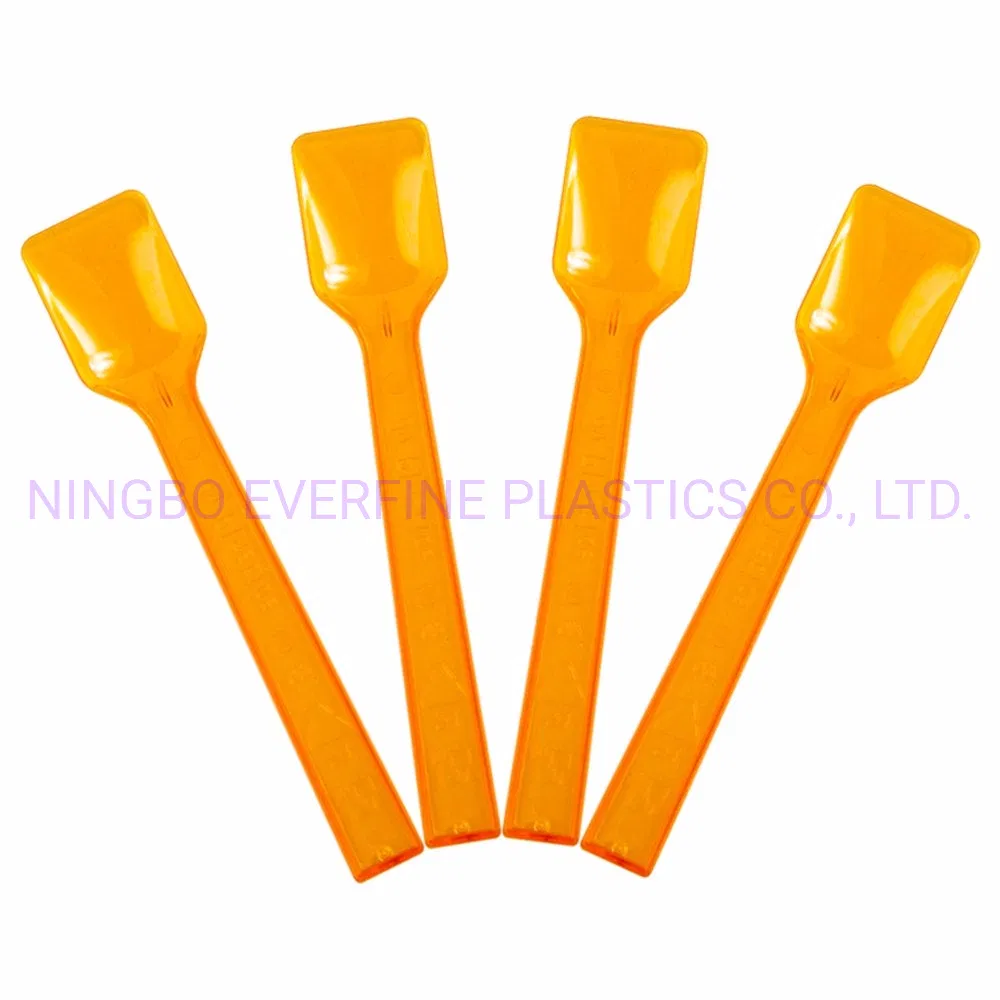 Disposable Plastic Gelato Spoon / Ice Cream Spoon (PS)