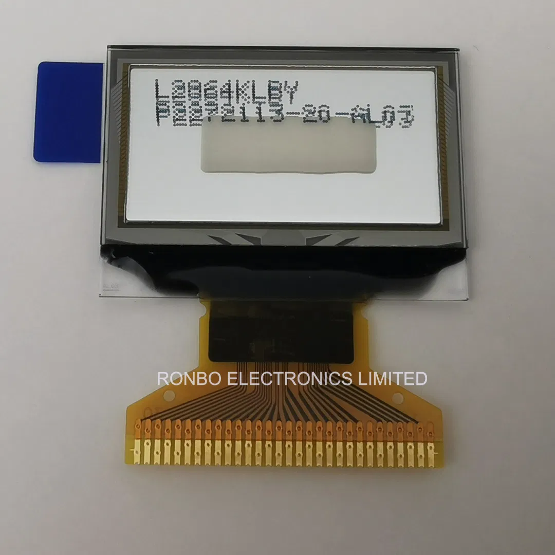 0.96inch 128X64 Handheld & PDA OLED LCD Display Module with Spi & MCU 8bit Interface