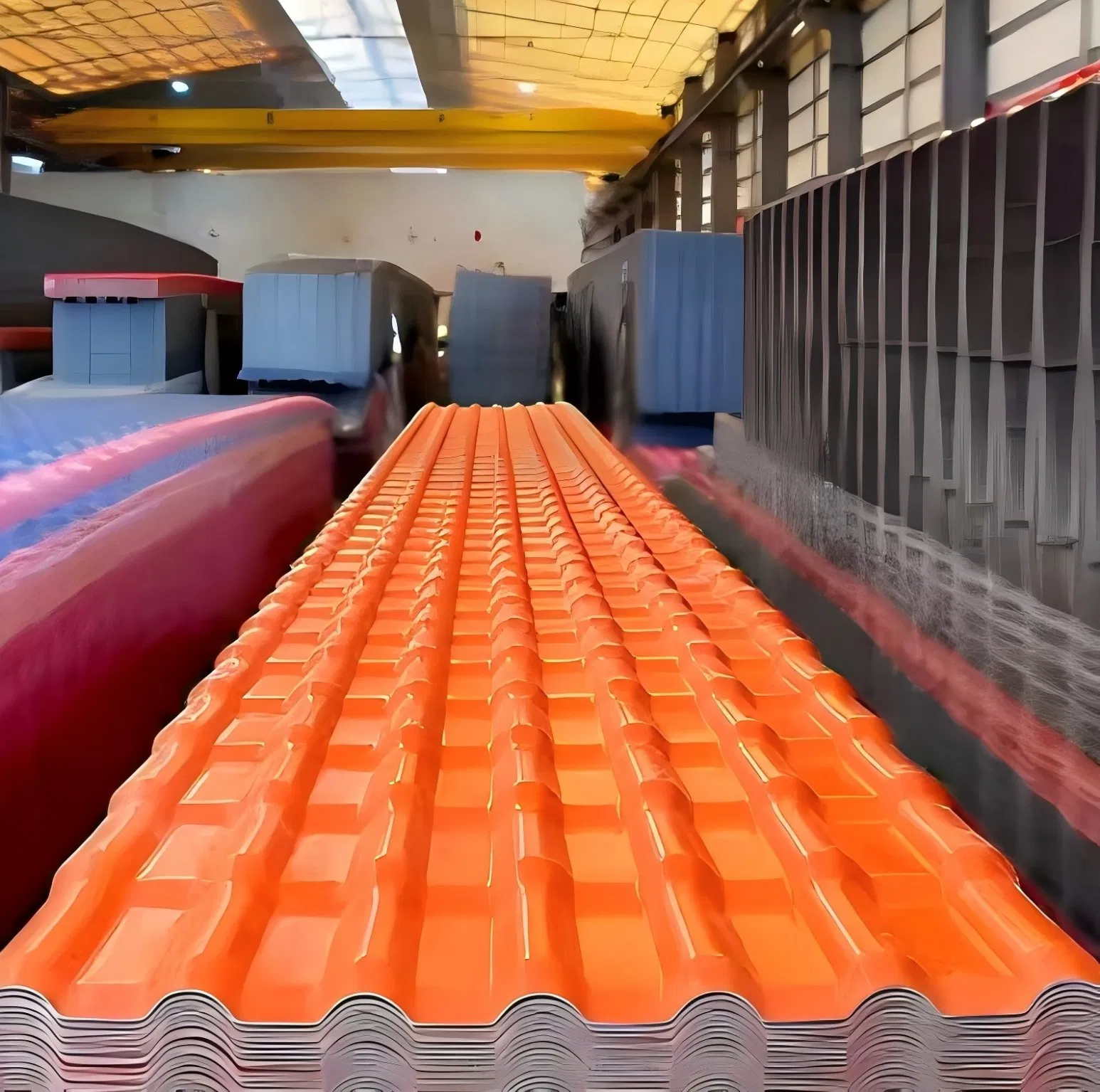 Fireproof PVC Panel PVC Lightweight Roof Sheet UPVC Impact Resistant Roof for Industrial