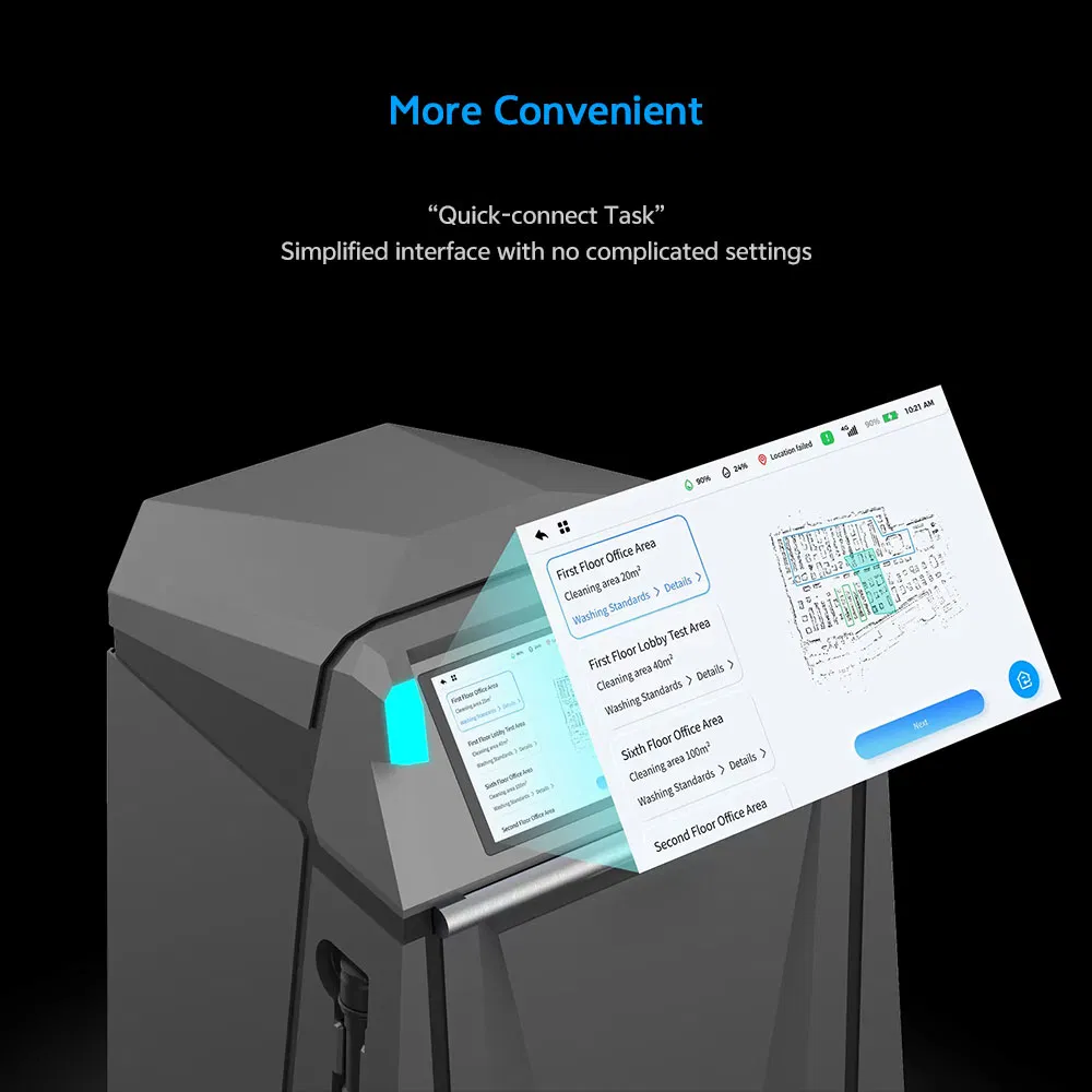 Intelligent Automatic Navigation Commercial Cleaning Robots Smart Floor Cleaning Robot Vacuum Cleaner