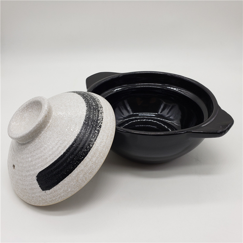 Японский керамический горшок для огненной готовки