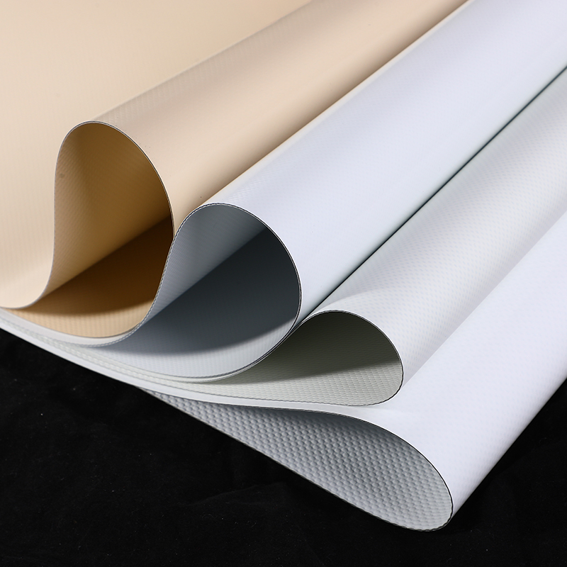 Blockout Waterproof PVC Coated Tarpaulin 750g for Outdoor Tent