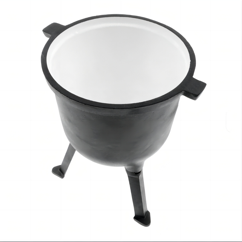 Чугунный казан Потье с тремя ножками, 7 л