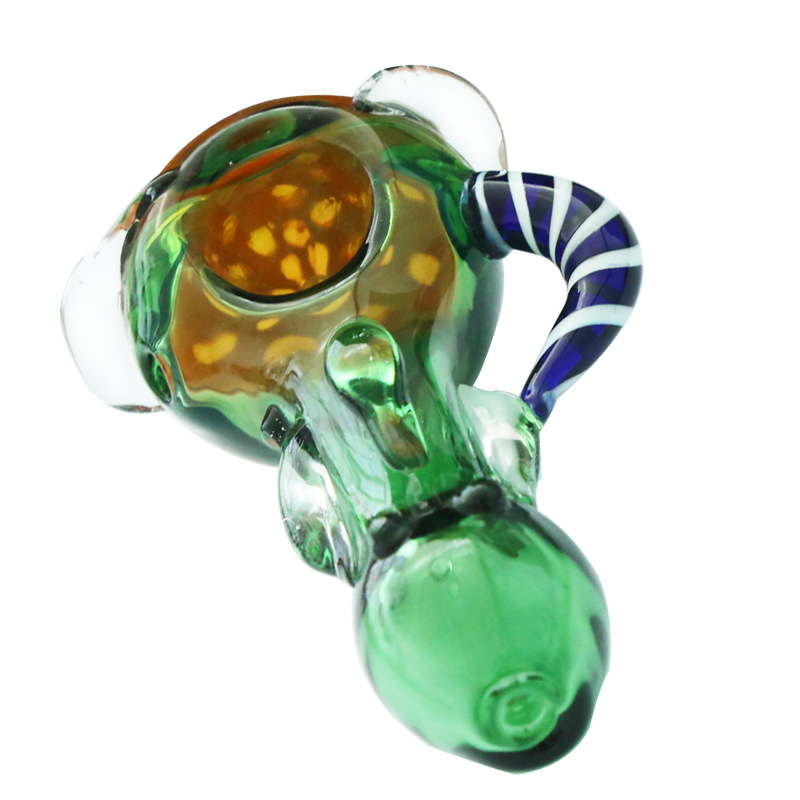 Thickened High Borosilicate Glass Blowing Glass Pipe Technology Mushroom Shape Creative Glass Pipe