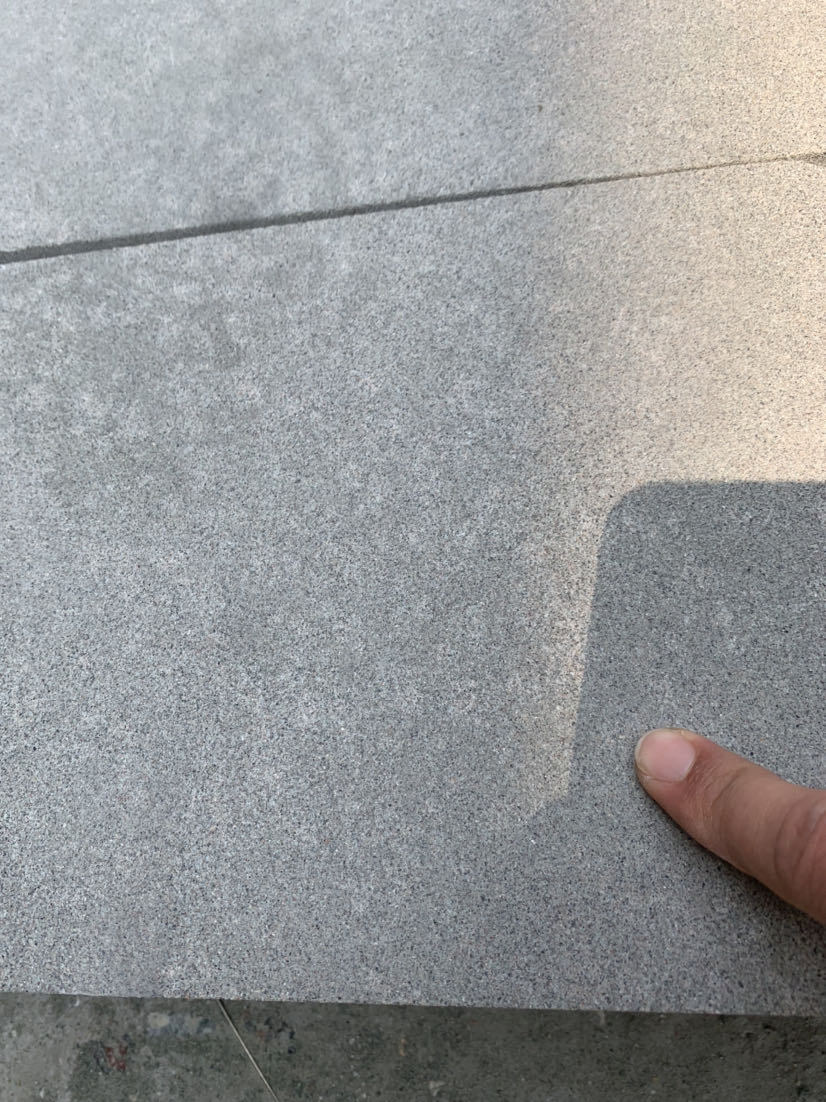 Grey Sandstone Slab Tile and Kerbstone