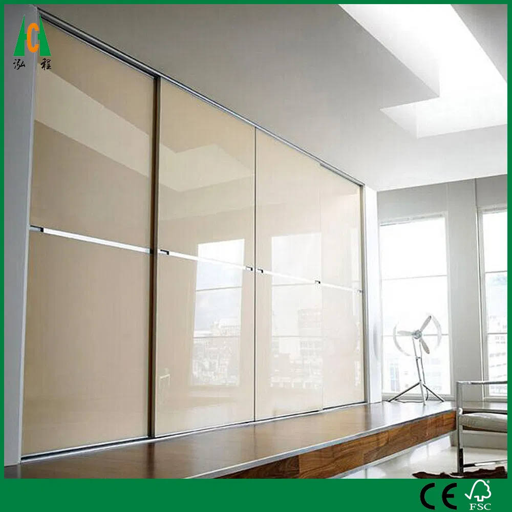 High Glossy Pure Color MDF UV Board E1 Glue for Decorative Board