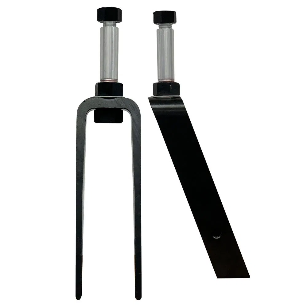 Brother Medical Aluminum Wheelchair Parts Front Fork with Wheel