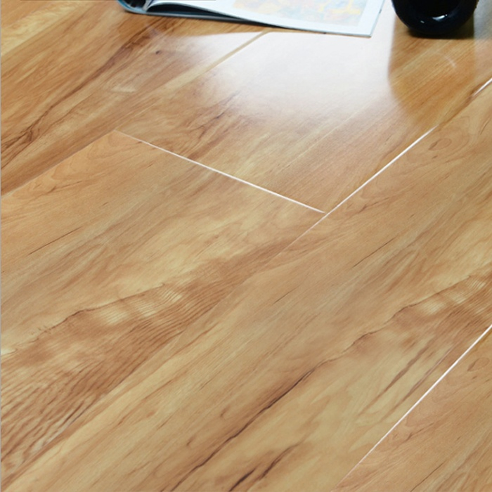 Direct Sell Waterproof High Gloss Shiny Grey Laminate Flooring Wood 12mm