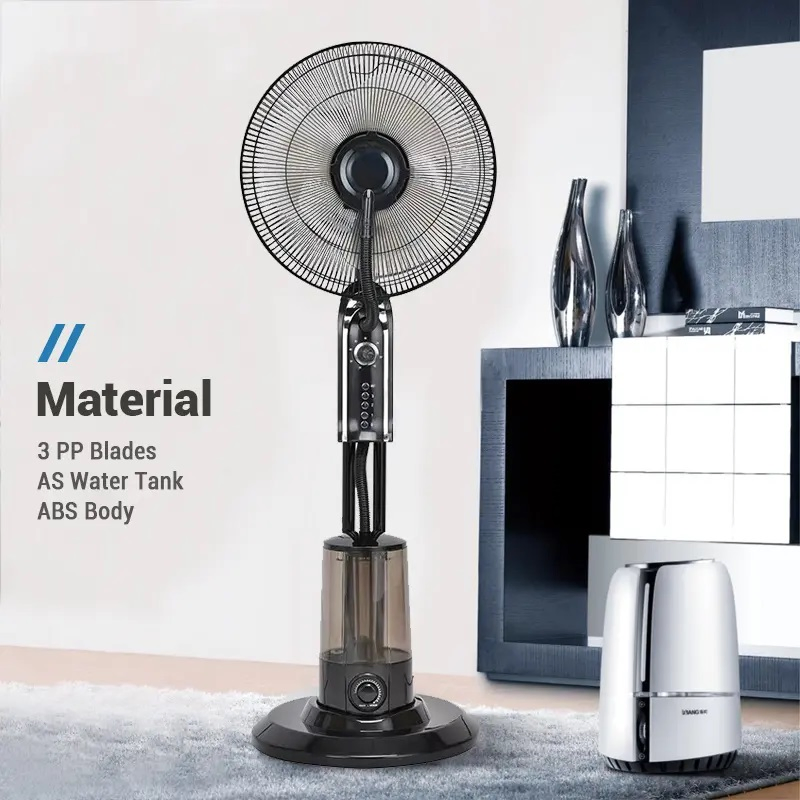 16 Inch Industrial Air Cooling Mist Fan Water Spray Stand Fan