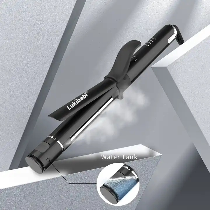 New Arrival Portable Custom Ceramic Electric Steam Hair Tools Curling Wand Hair Iron Curler Machine