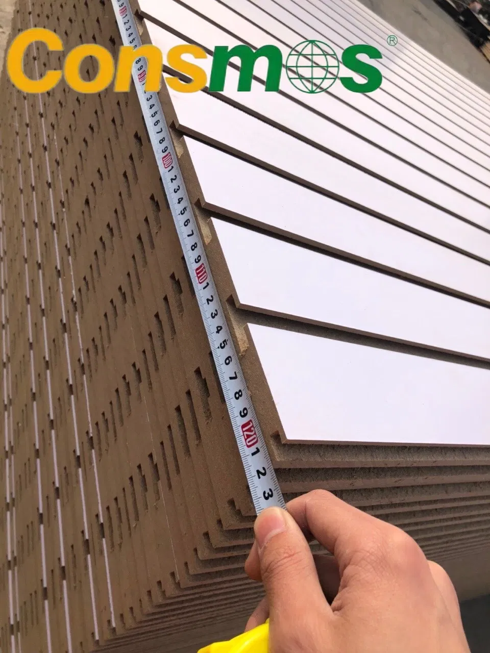 Manufacturers Provide Slotted MDF Board for Display Shelf Slot MDF Board